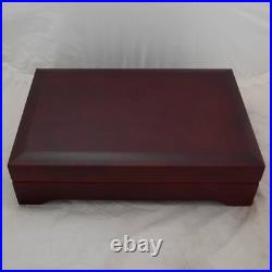 PLAIN PINE Design Goldsmiths London Silver Service 76 Piece Canteen of Cutlery