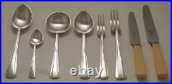 PLAIN PINE Design ROBERTS & BELK LTD Silver Service 46 Piece Canteen of Cutlery