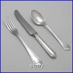 POMPADOUR Design ELKINGTON & CO Silver Service 52 Piece Canteen of Cutlery Set