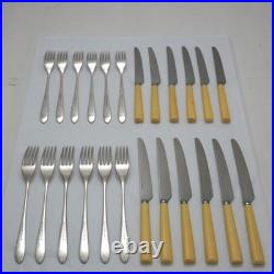 PRIDE Design David Mellor Elkington Silver Service 44 Piece Set of Cutlery