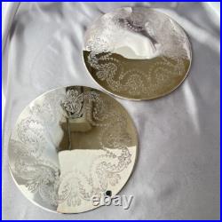 Placemats/Serving Mats (10 pieces) British Antique Silver Plate with Box