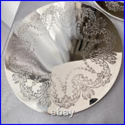 Placemats/Serving Mats (10 pieces) British Antique Silver Plate with Box
