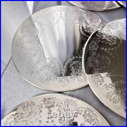 Placemats/Serving Mats (10 pieces) British Antique Silver Plate with Box