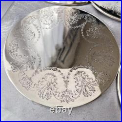 Placemats/Serving Mats (10 pieces) British Antique Silver Plate with Box