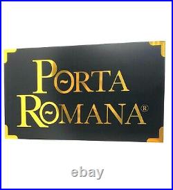Porta Romana Mod1001 Gold Or Silver Plated 3 Piece Mounting Authorized Dealer