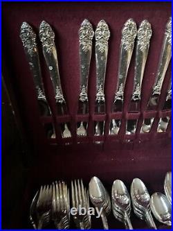 Prestige vintage silver plate flatware set, service for 8 78 Pieces