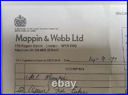 RARE 1970s MAPPIN & WEBB SILVER 12 PIECE DESSERT CUTLERY SET SEALED NEVER USED