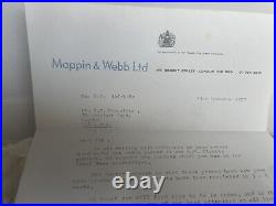 RARE 1970s MAPPIN & WEBB SILVER 12 PIECE DESSERT CUTLERY SET SEALED NEVER USED