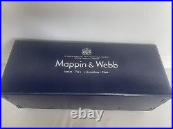 RARE 1970s MAPPIN & WEBB SILVER 12 PIECE DESSERT CUTLERY SET SEALED NEVER USED