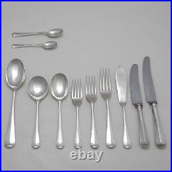 RATTAIL Design Arthur Price Sheffield Silver Service 62 Piece Canteen of Cutlery
