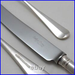 RATTAIL Design Arthur Price Sheffield Silver Service 62 Piece Canteen of Cutlery