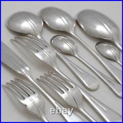 RATTAIL Design Arthur Price Sheffield Silver Service 62 Piece Canteen of Cutlery