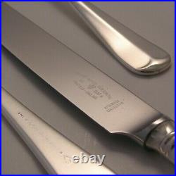 RATTAIL Design GEORGE BUTLER KITEMARK Silver Service 60 Piece Canteen of Cutlery