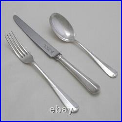 RATTAIL Design GEORGE BUTLER Kitemark Silver Service 44 Piece Canteen of Cutlery