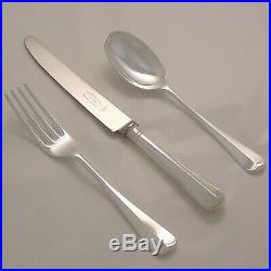 RATTAIL Design GEORGE WOOD & SONS Silver Service 84 Piece Canteen of Cutlery
