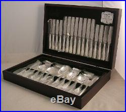 RATTAIL Design GEORGE WOOD & SONS Silver Service 84 Piece Canteen of Cutlery