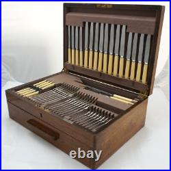 RATTAIL Design Mappin & Webb Silver Service 88 Piece Canteen of Cutlery Set