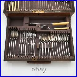 RATTAIL Design Mappin & Webb Silver Service 88 Piece Canteen of Cutlery Set
