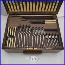 RATTAIL Design Mappin & Webb Silver Service 88 Piece Canteen of Cutlery Set
