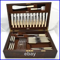 RATTAIL Design Mappin & Webb Silver Service 98 Piece Canteen of Cutlery Set