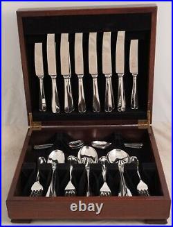 RATTAIL Design SHEFFIELD CROWN Silver Service 44 Piece Canteen of Cutlery