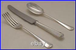 RATTAIL Design SHEFFIELD CROWN Silver Service 44 Piece Canteen of Cutlery