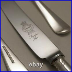 RATTAIL Design SHEFFIELD ENGLAND Silver Service 44 Piece Canteen of Cutlery