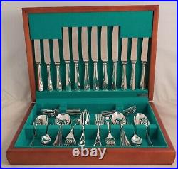 RATTAIL Pattern BEXFIELD SHEFFIELD Silver Plated 68 Piece Canteen of Cutlery