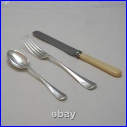 RATTAIL Pattern Mappin & Webb Silver Service 30 Piece Canteen of Cutlery Set