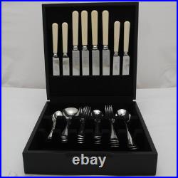 RATTAIL Pattern Mappin & Webb Silver Service 30 Piece Canteen of Cutlery Set