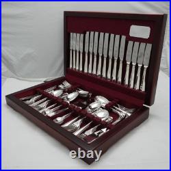 RATTAIL Pattern Sheffield Made Silver Service 86 Piece Canteen of Cutlery Set