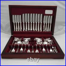 RATTAIL Pattern Sheffield Made Silver Service 86 Piece Canteen of Cutlery Set