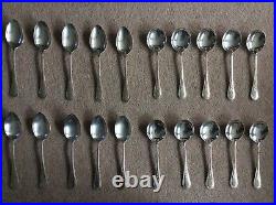 ROBERTS & BELK Silver Service (103 Canteen Pieces of Cutlery) Hester Bateman