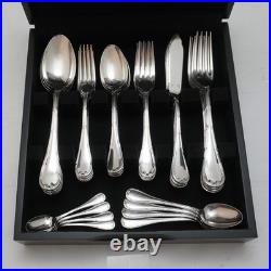 RUBANS Pattern Christofle Paris silver service 40 piece canteen of cutlery set