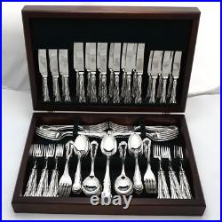RUSSELL Design Mappin & Webb London Silver Service 100 Piece Canteen of Cutlery
