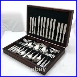 RUSSELL Design Mappin & Webb London Silver Service 100 Piece Canteen of Cutlery