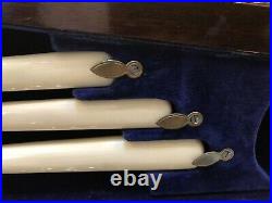 Rare Canteen Cutlery Table 1930s Viners Super A EPNS Silver 12 Person 115 Piece