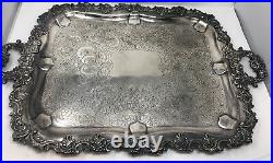 Rare Large Barker Ellis Silver Plate Complete Tea Coffee 6 piece Set III 1930s