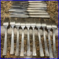 Rare Vintage Hilton Hotel Silver Plate By International. Signed 20 Piece