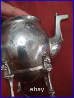 Reed And Barton Aesthetic Era Silver Plate 4 Piece Tea Set Model 2520