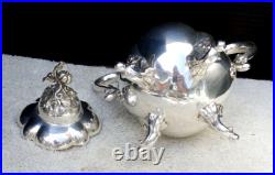 Reed and Barton 1795 Winthrop 4 pc Tea Set Silver Plate Circa 1950s Vintage