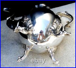Reed and Barton 1795 Winthrop 4 pc Tea Set Silver Plate Circa 1950s Vintage