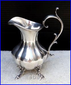 Reed and Barton 1795 Winthrop 4 pc Tea Set Silver Plate Circa 1950s Vintage