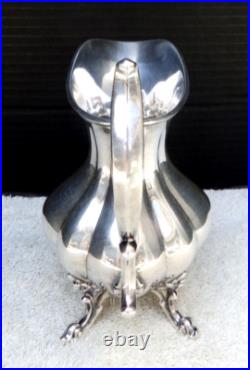 Reed and Barton 1795 Winthrop 4 pc Tea Set Silver Plate Circa 1950s Vintage