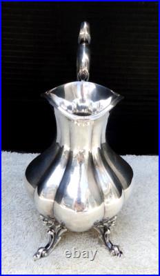 Reed and Barton 1795 Winthrop 4 pc Tea Set Silver Plate Circa 1950s Vintage