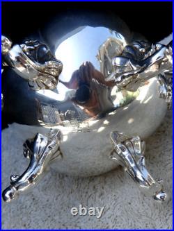 Reed and Barton 1795 Winthrop 4 pc Tea Set Silver Plate Circa 1950s Vintage