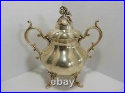 Reed and Barton Silver Plate Winthrop 1795 3-Piece Tea Set