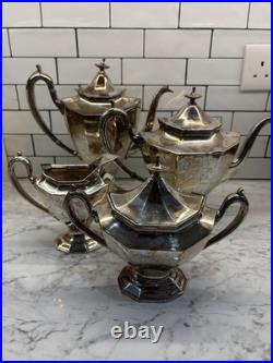 Reed and Barton Silver Plated 4 Piece Tea Set