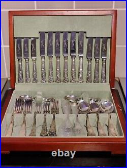 Roberts And Dore Silverplated 55 Piece Cutlery Set