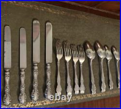 Rodger's And Hamilton Selection Of Silver Plate cutlery 12'pieces